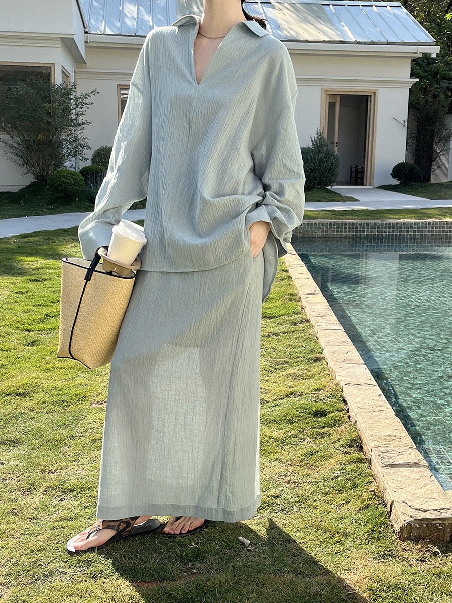 Grace Wrinkled Relaxed Setwear