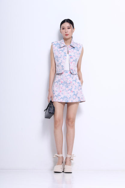 Florine Double Breasted Mini Skirt