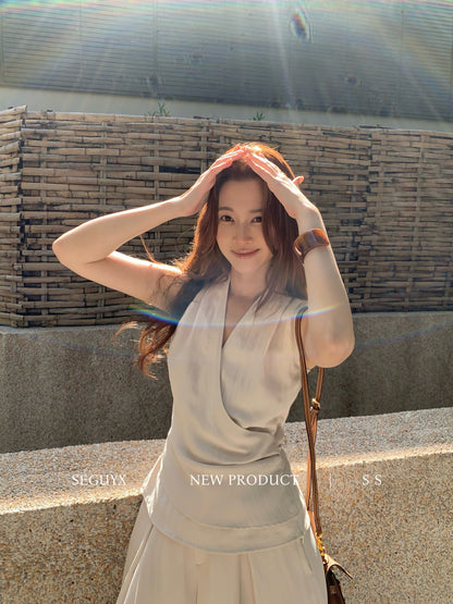 Lucy V-Neck Relaxed Pants Set