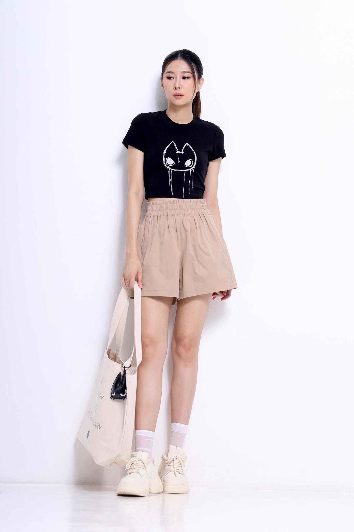 Omo Fitted Cropped Tee