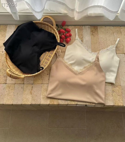 Lumi Airy Padded Lace Bra Top
