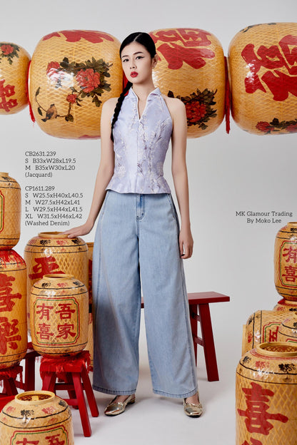 Mandy Wide Legged Denim Jeans