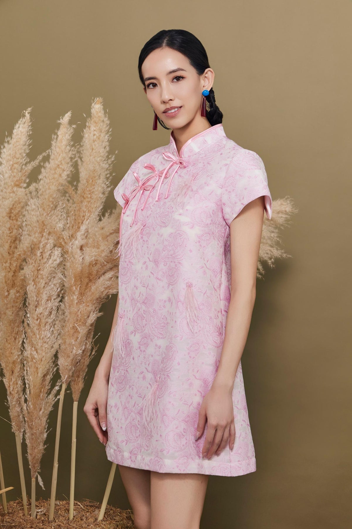 Mei Orient Organza Qipao Dress