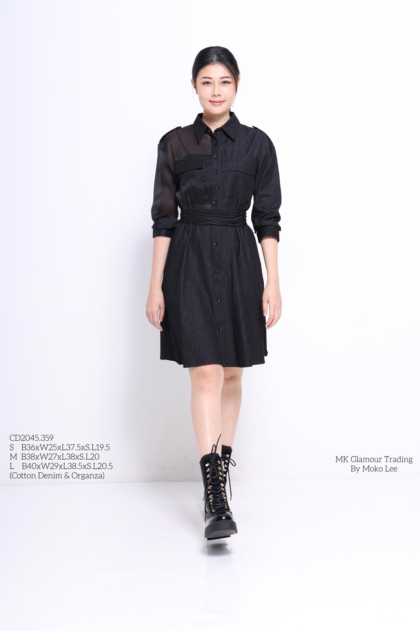 Jeon Denim Shirt Dress