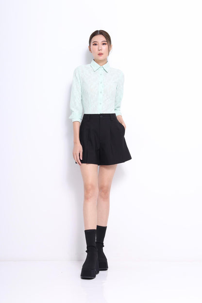 Kiera Lace Button Down Shirt