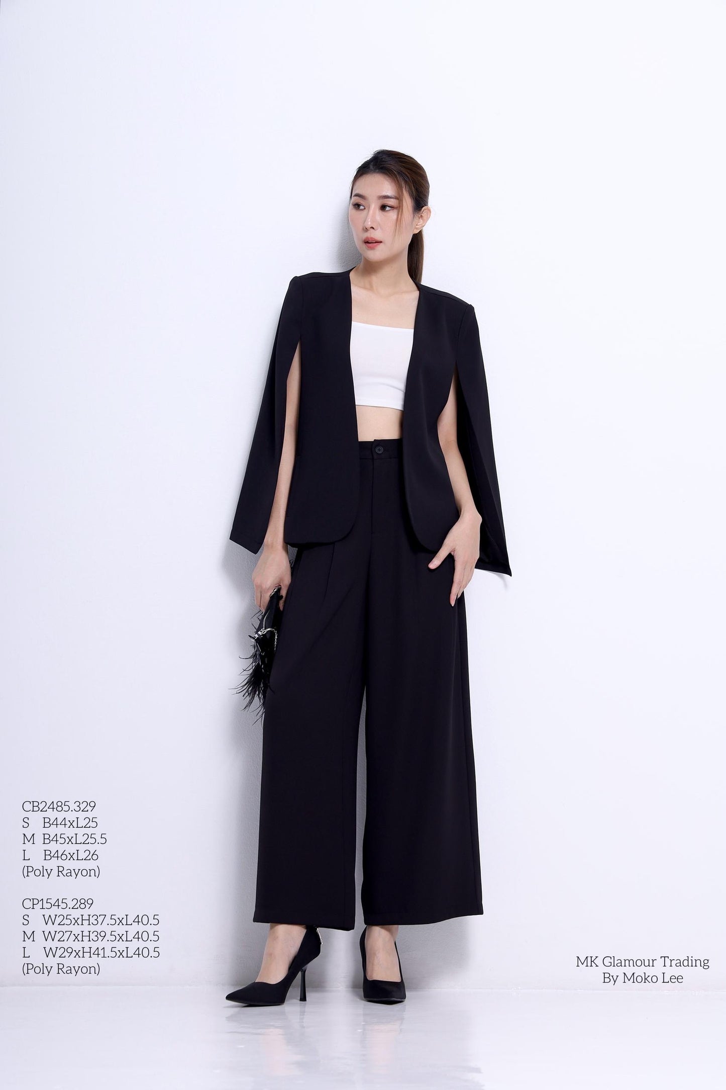 Jace Tailored Cape Blazer