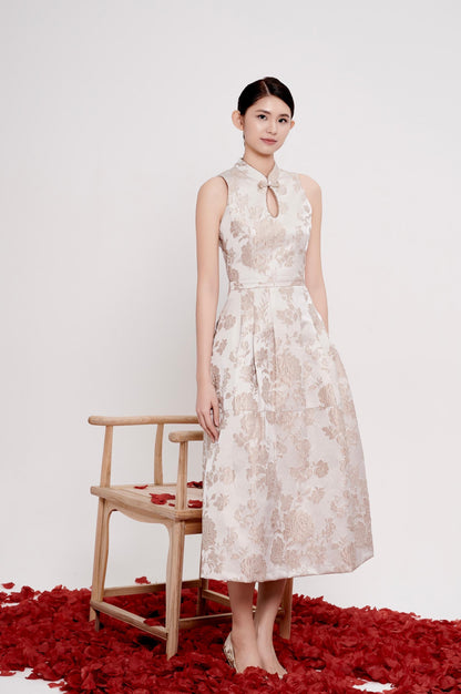 Zhen Orient Crystal Qipao Dress