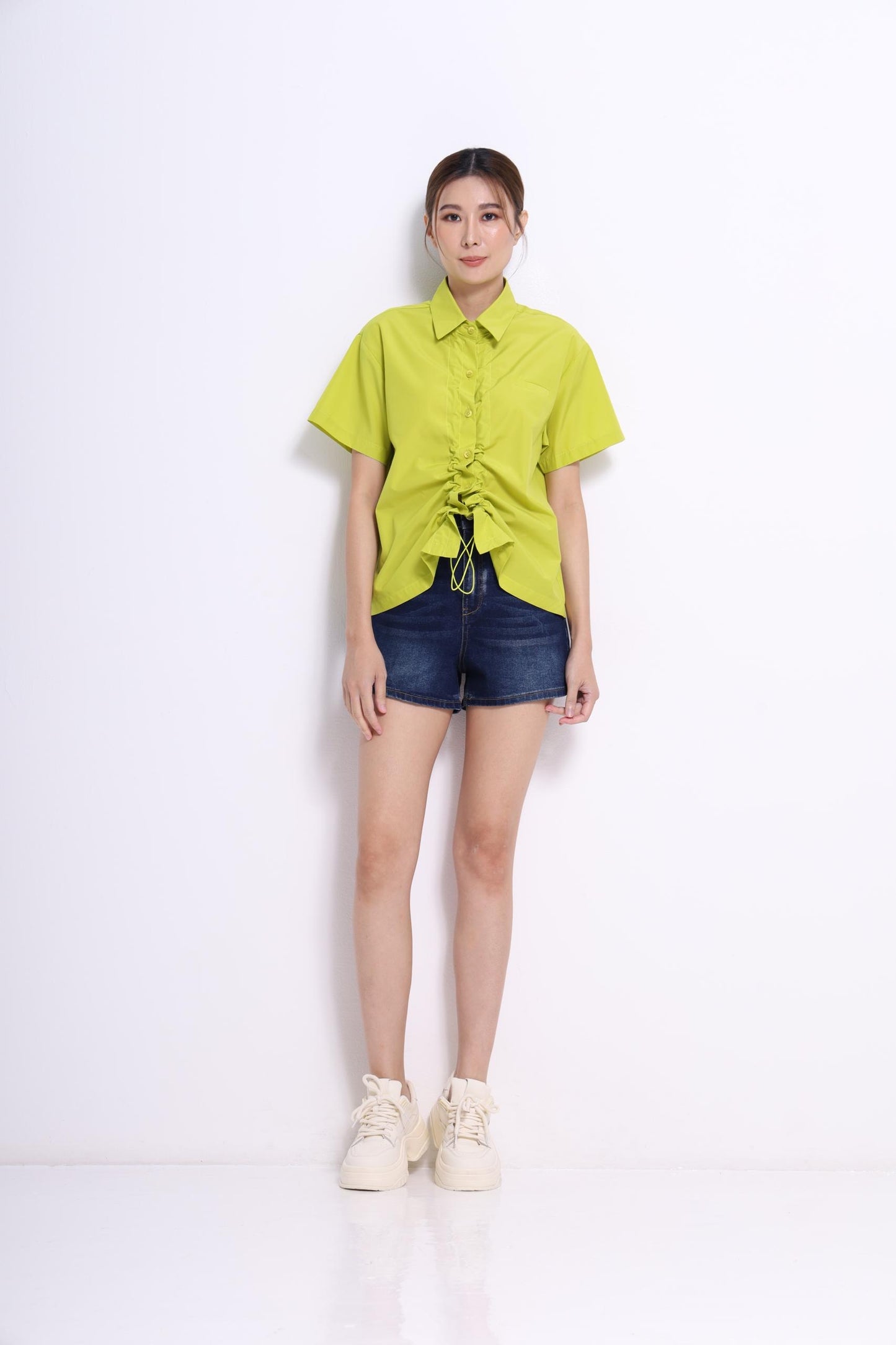 Mandy Drawstring Loose Shirt