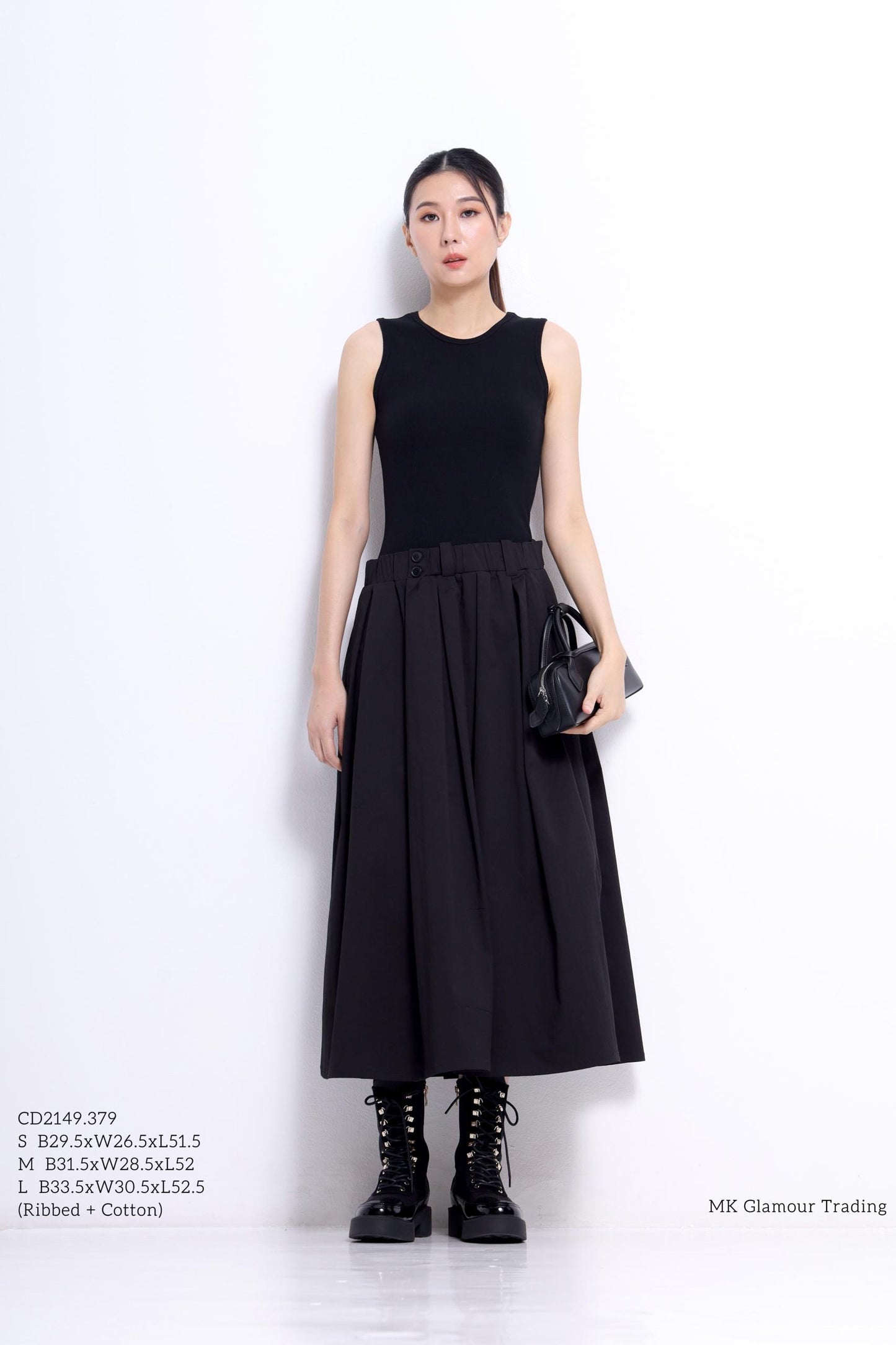 Shannon Ribbed Knit Maxi Dress