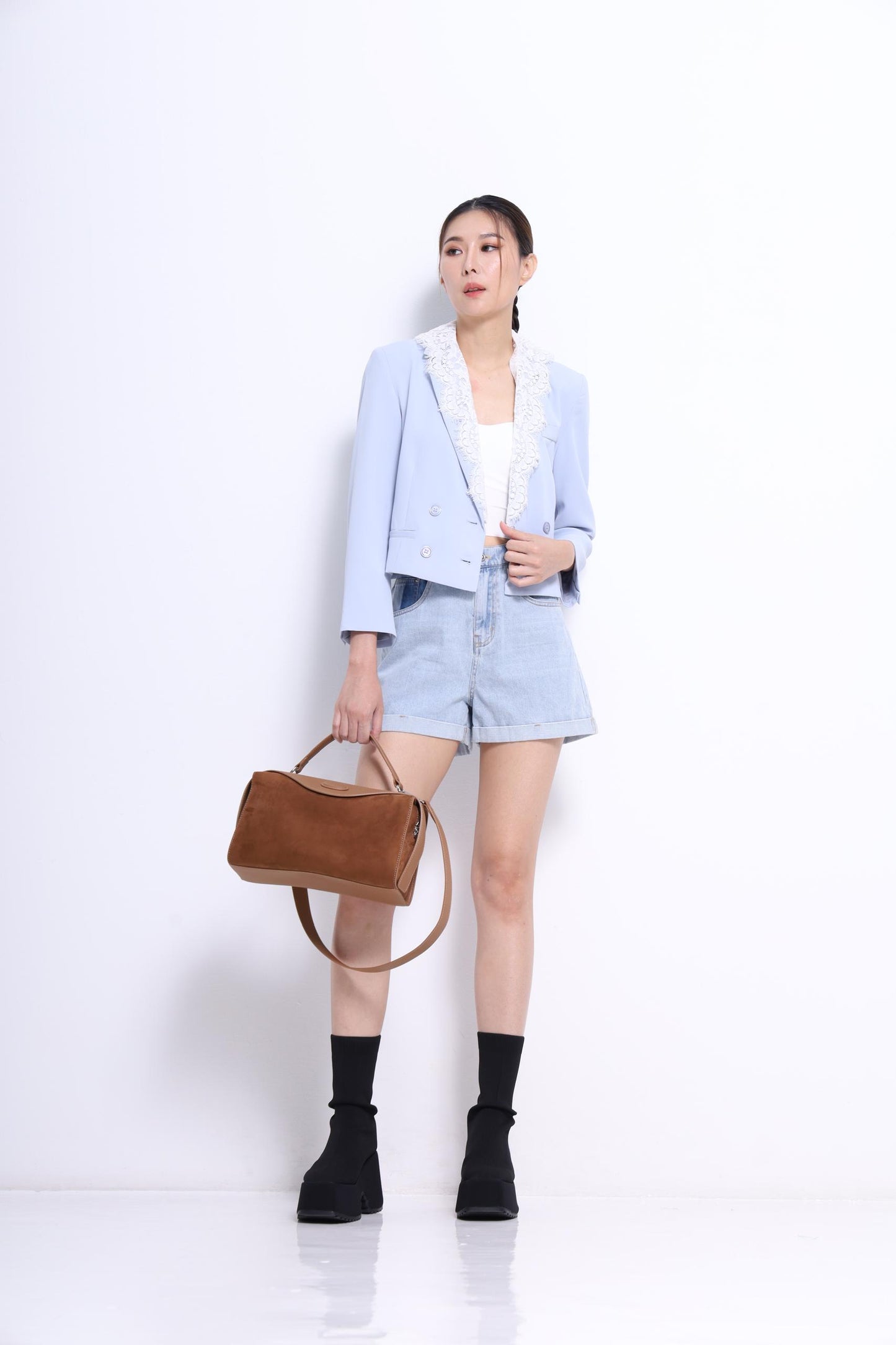Kate Cropped Lace Jacket