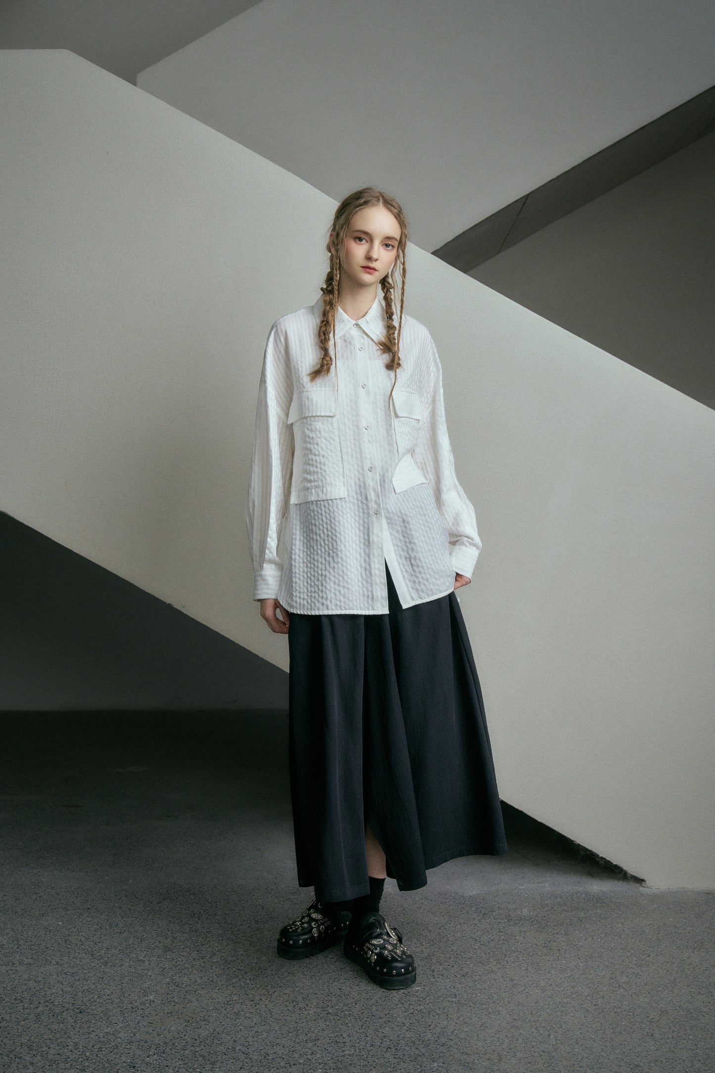 Aubrey Oversized Pocket Shirt
