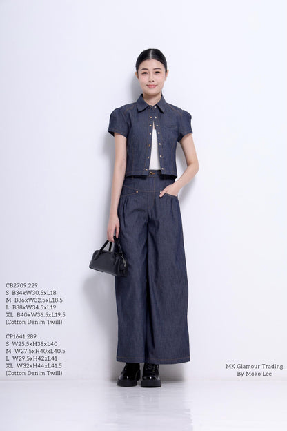 Celeste Linen Button Down Top