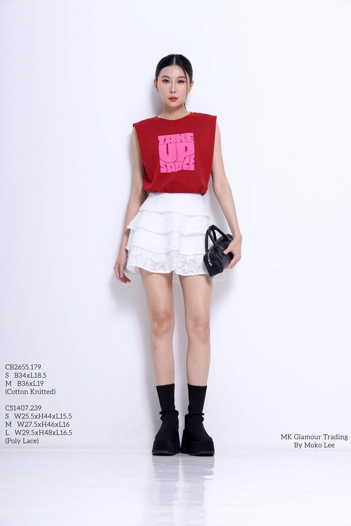 Take Up Space Cropped Tee