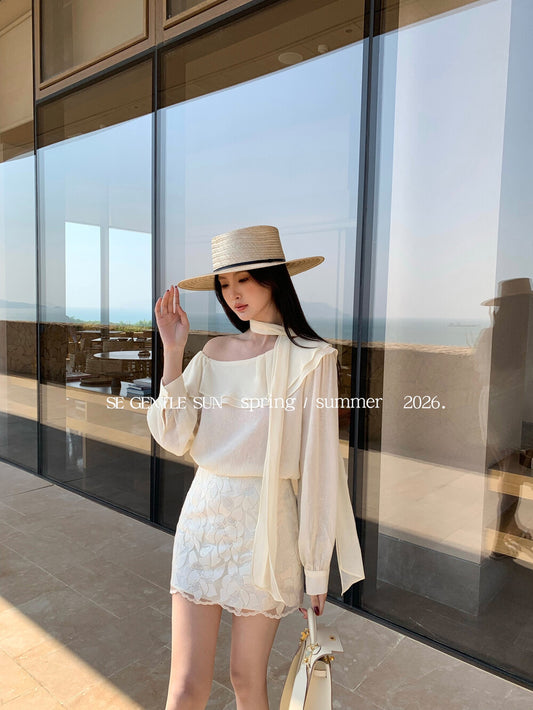 Ariel Sequins Mini Skirt