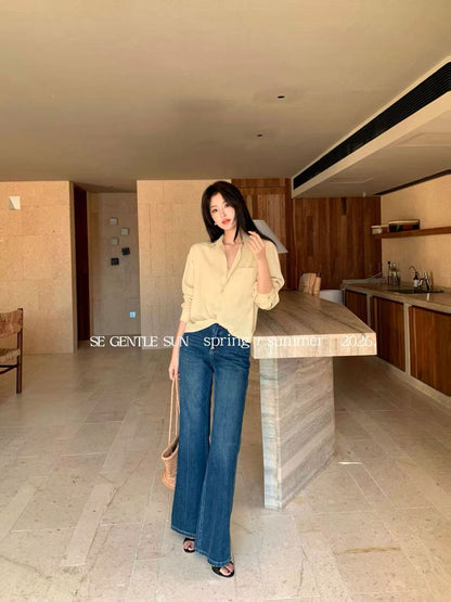 Marie Denim Bell-Bottoms Jeans