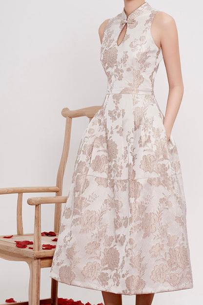 Zhen Orient Crystal Qipao Dress