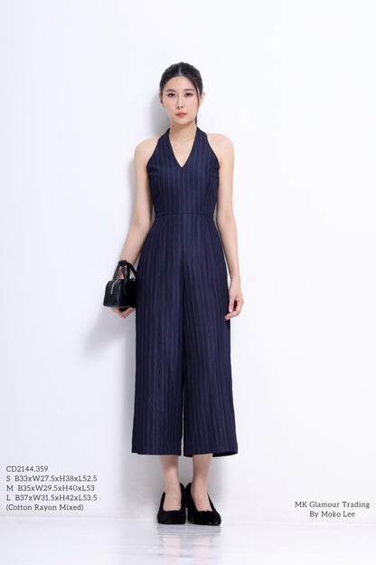 Vina V-Neck Jumpsuit