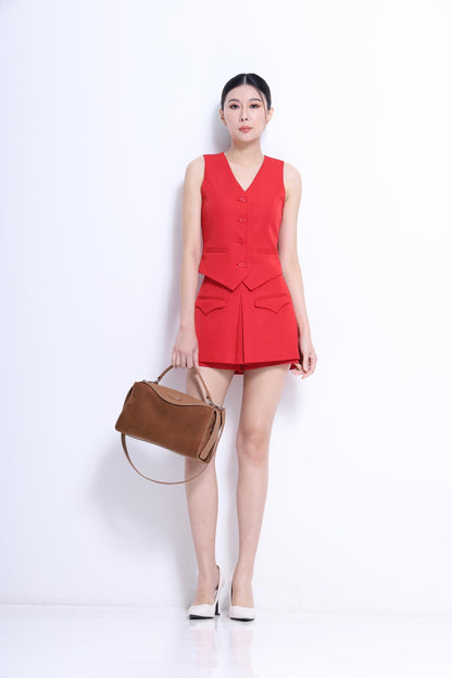 Becca V-Neck Tailored Vest