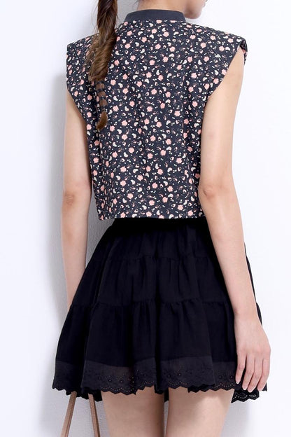 Blossom Cropped Vest Top