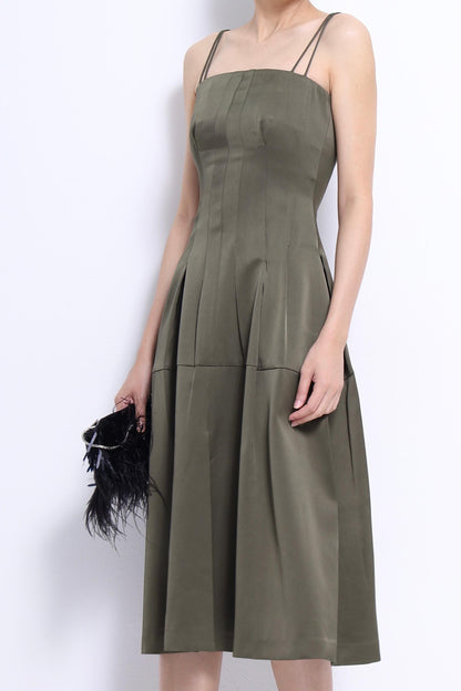 Dahlia A-line Midaxi Dress