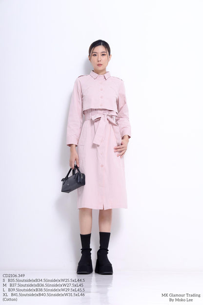 Amanda Trench Shirt Dress