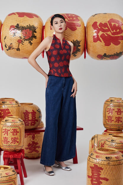 Mandy Wide Legged Denim Jeans