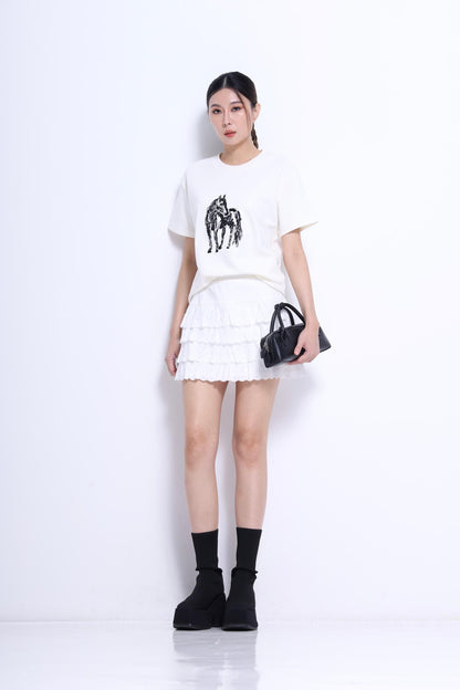 Gina Layered Lace Skirt