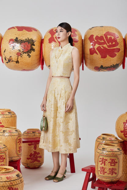 Ran Orient A-line Skirt