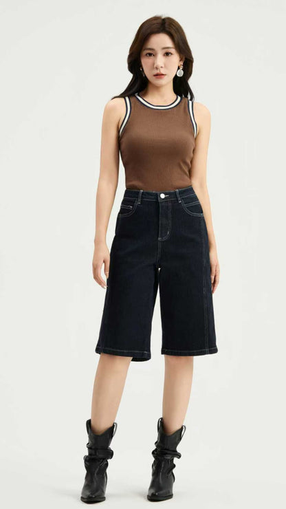 Ziri Ribbed Knit Singlet