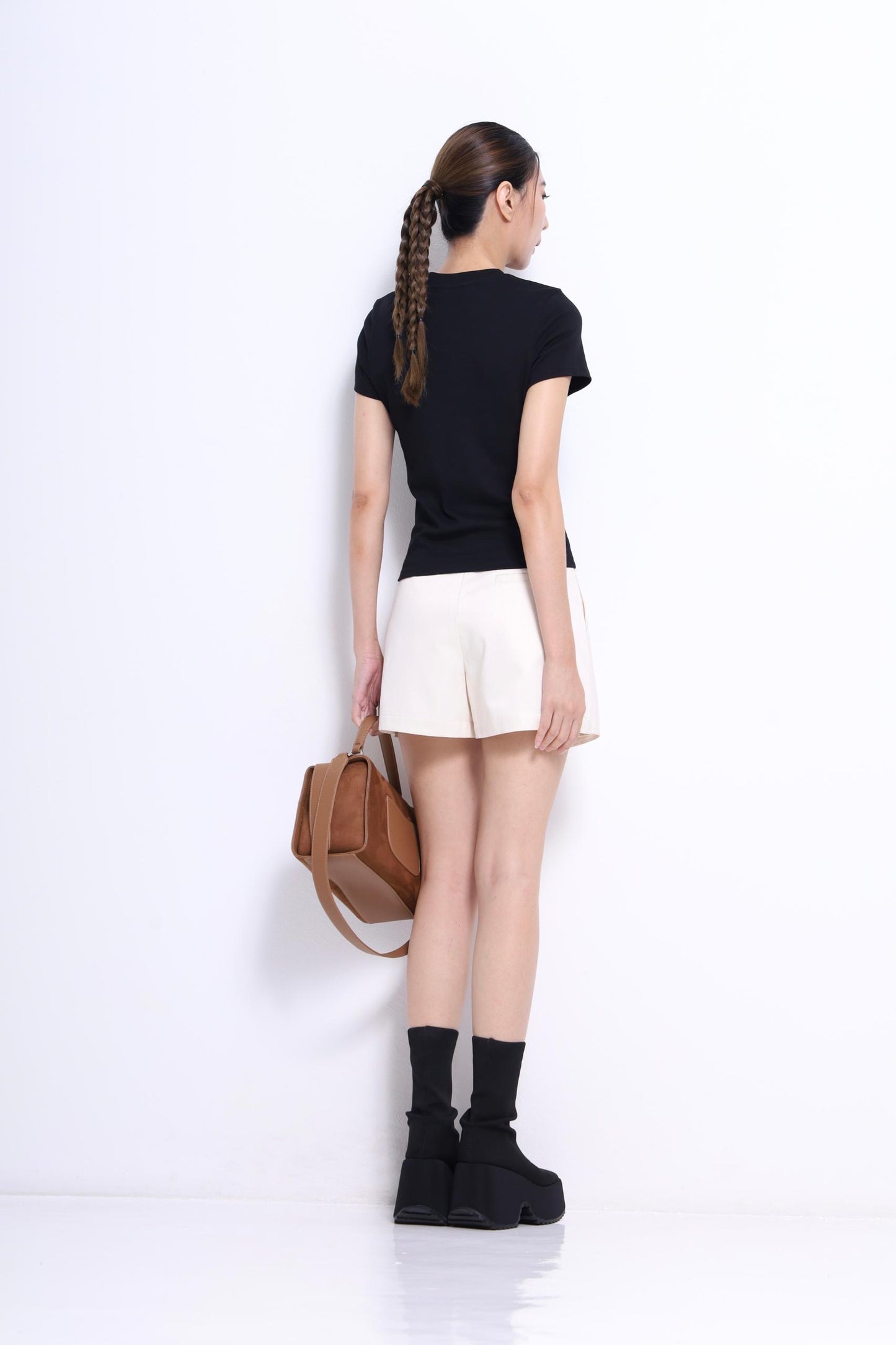 Dachshund Embroidered Fitted Tee
