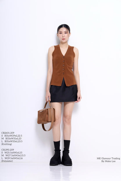 Claira V-Neck Knit Vest