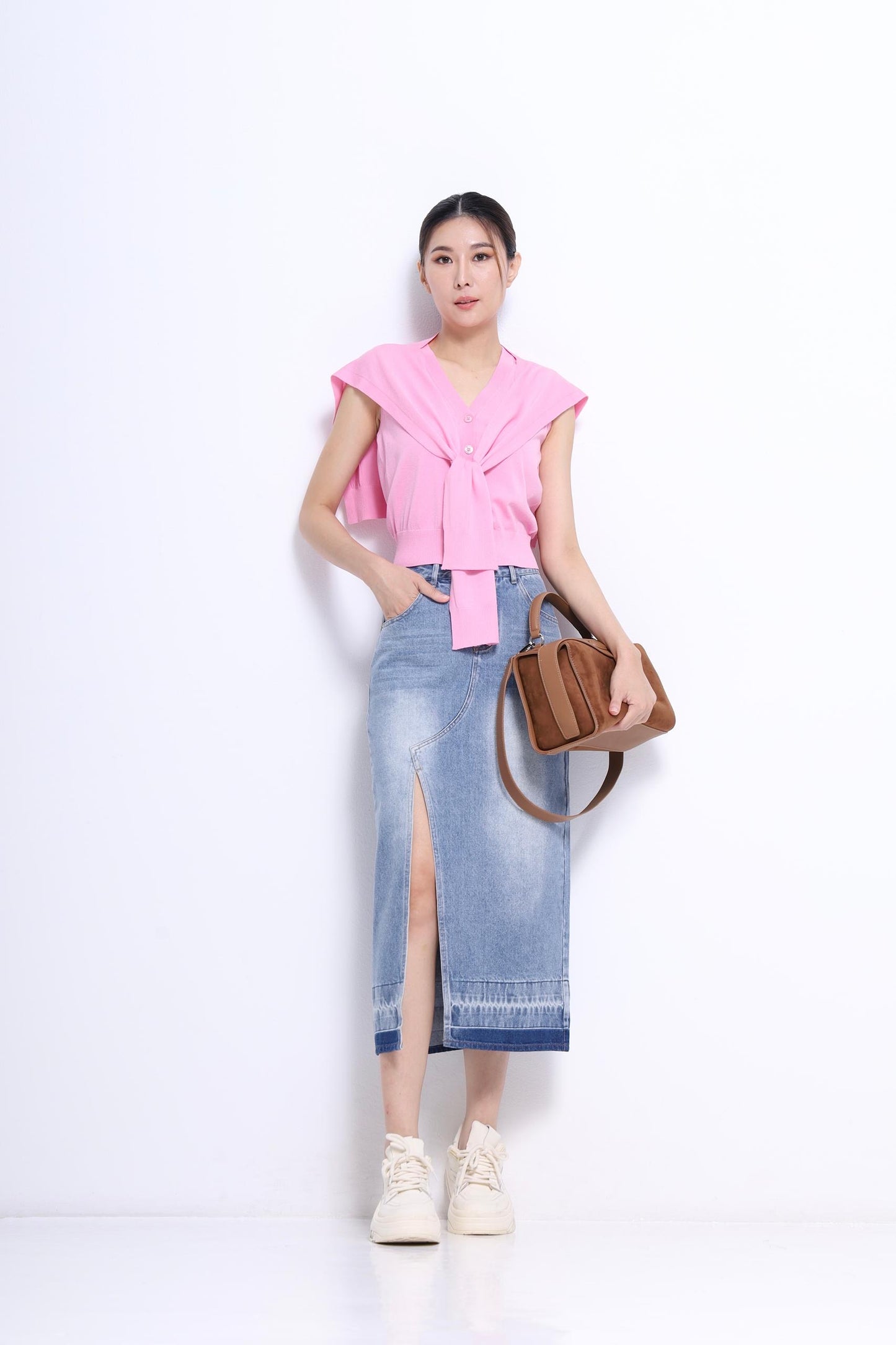 Josie 2 piece V-Neck Knit Vest