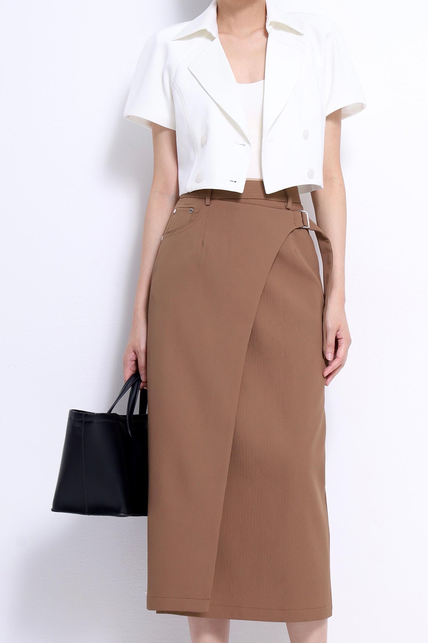Opal Cropped Blazer Top