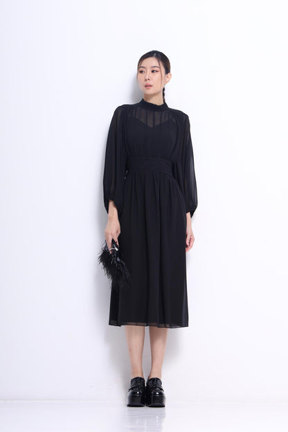 Chloe Lavalliere Chiffon Dress