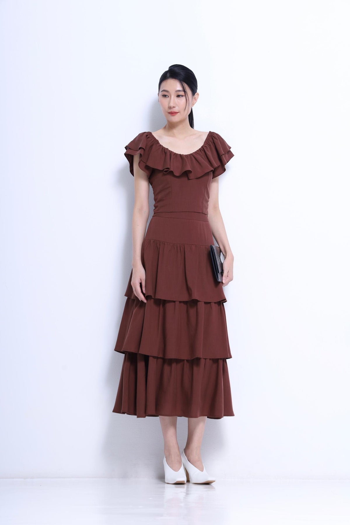 Mona Ruffle Layered Skirt