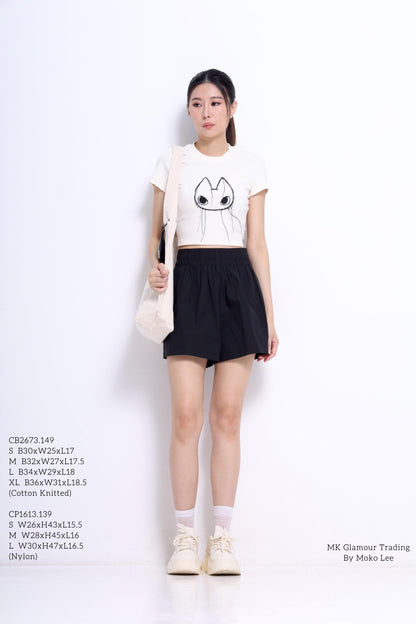 Omo Fitted Cropped Tee