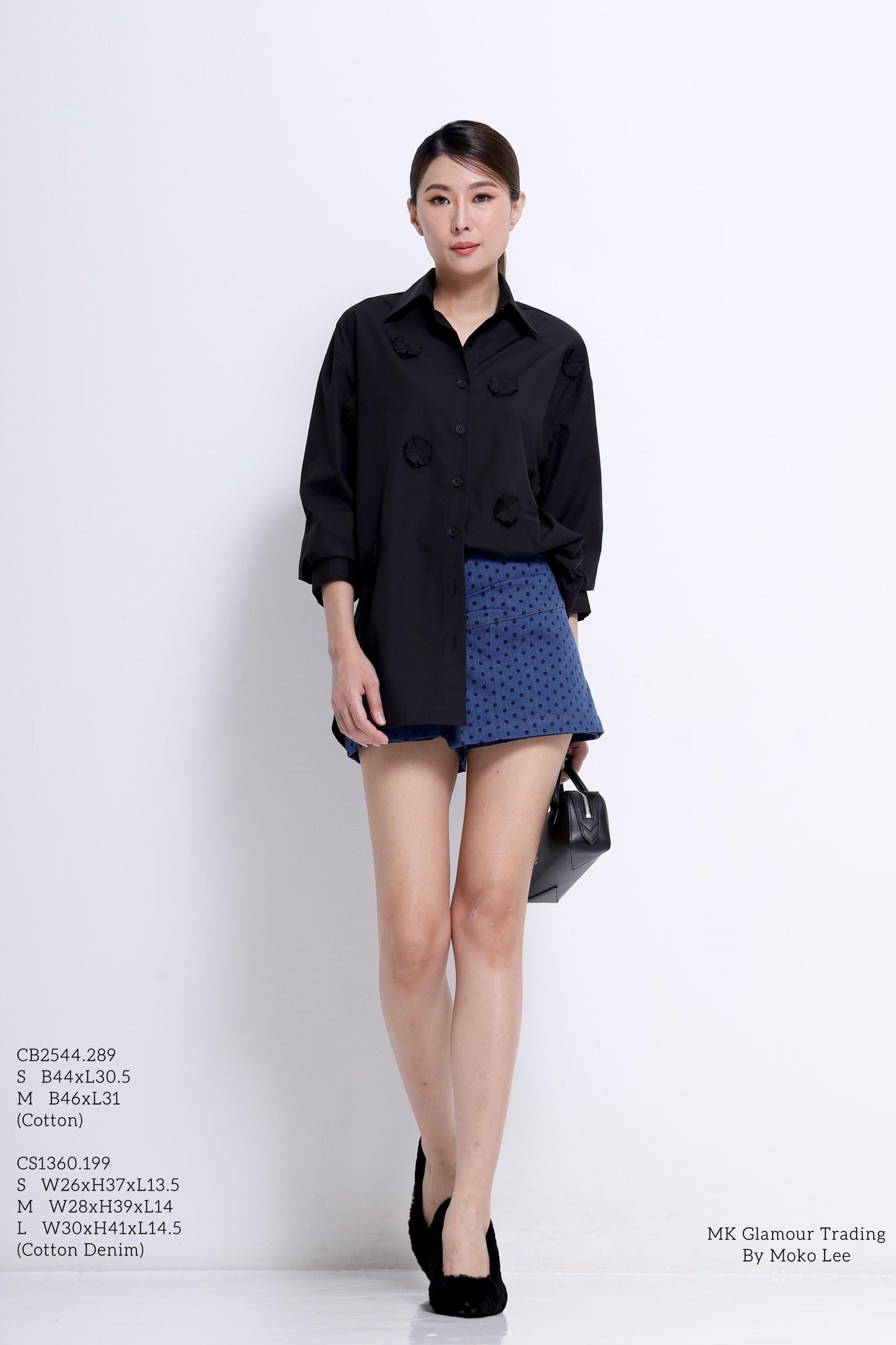 Carolina 3D Flower Shirt