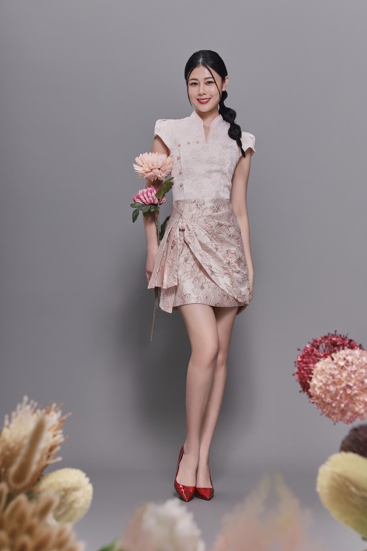 Yi Mei A-line Qipao Dress