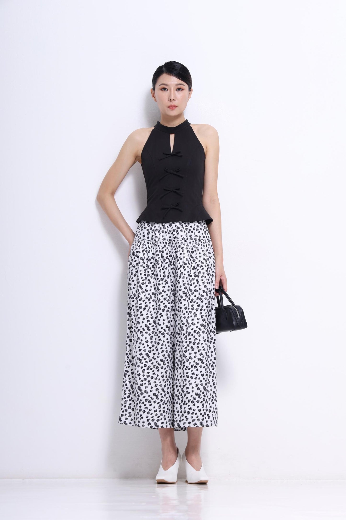 Sylvia Cut Out Ribbon Top