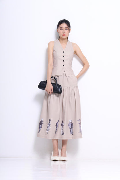 Alice V-Neck Tailored Vest