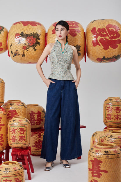 Mandy Wide Legged Denim Jeans