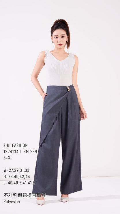 Ziri Overlap Straight Legged Pants