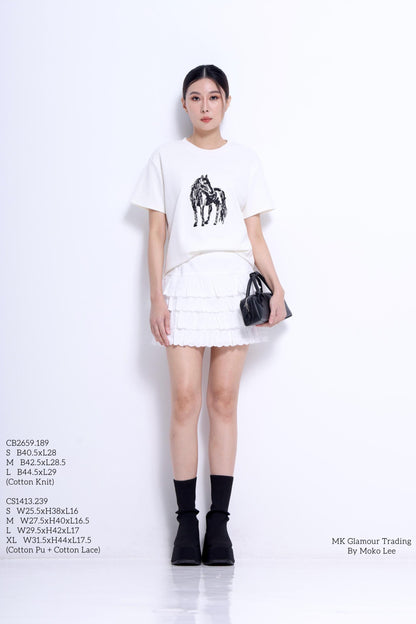 Gina Layered Lace Skirt