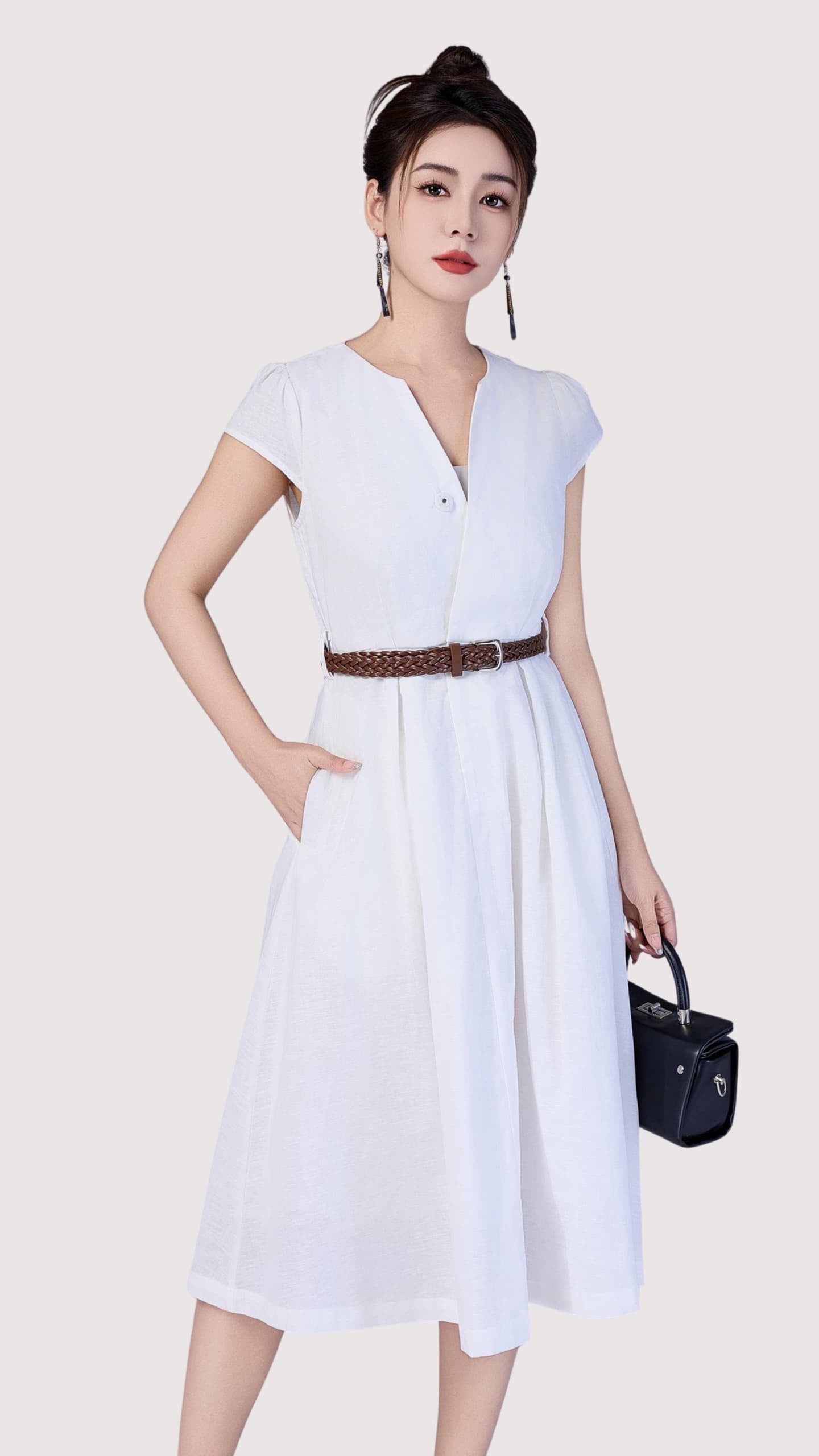 Ziri V-Neck Aline Dress