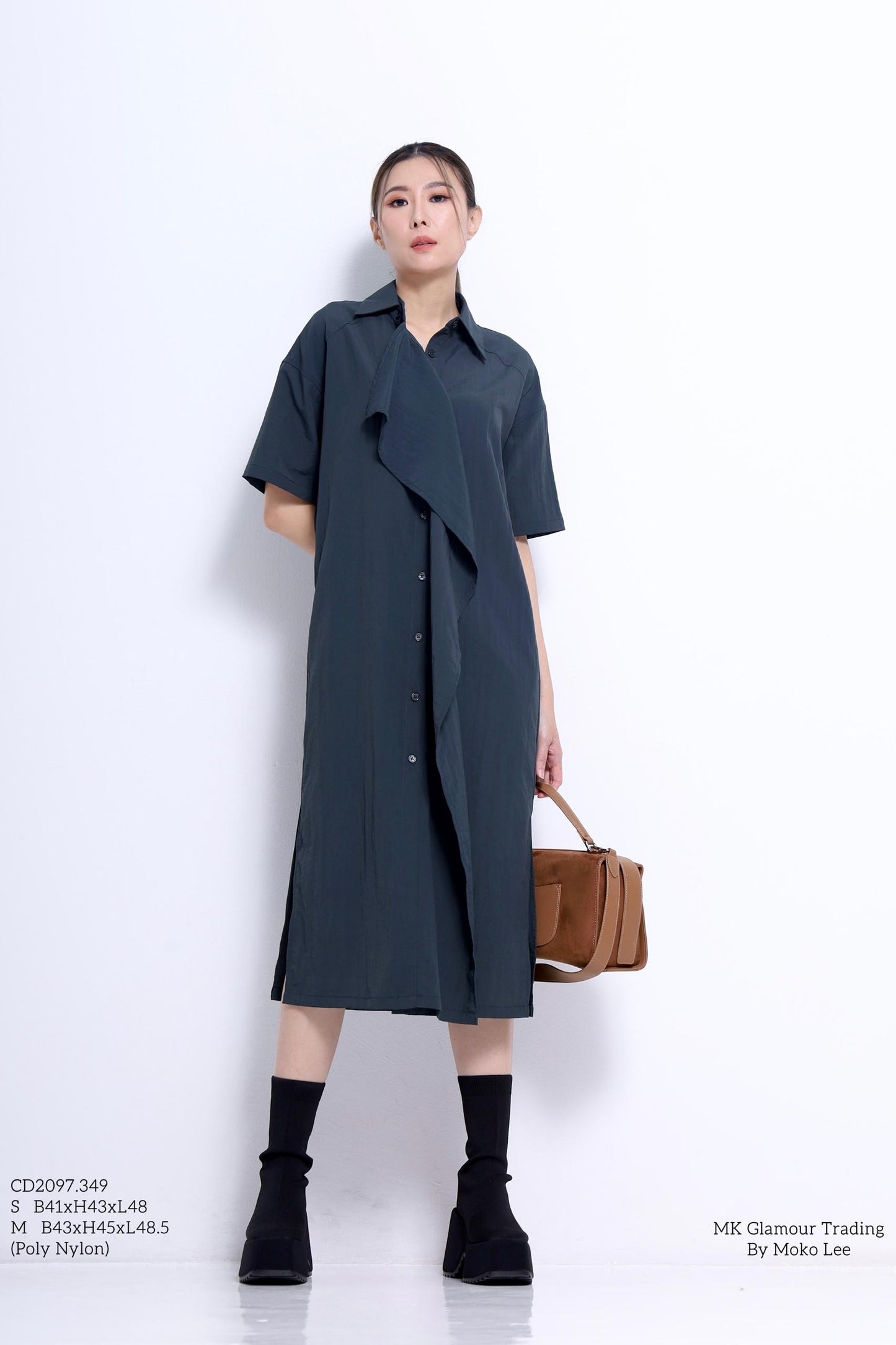 Jaime Oversized Trench Shirt Dress
