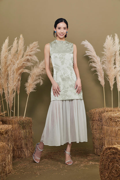 Ling Orient Mandarin Chiffon Qipao