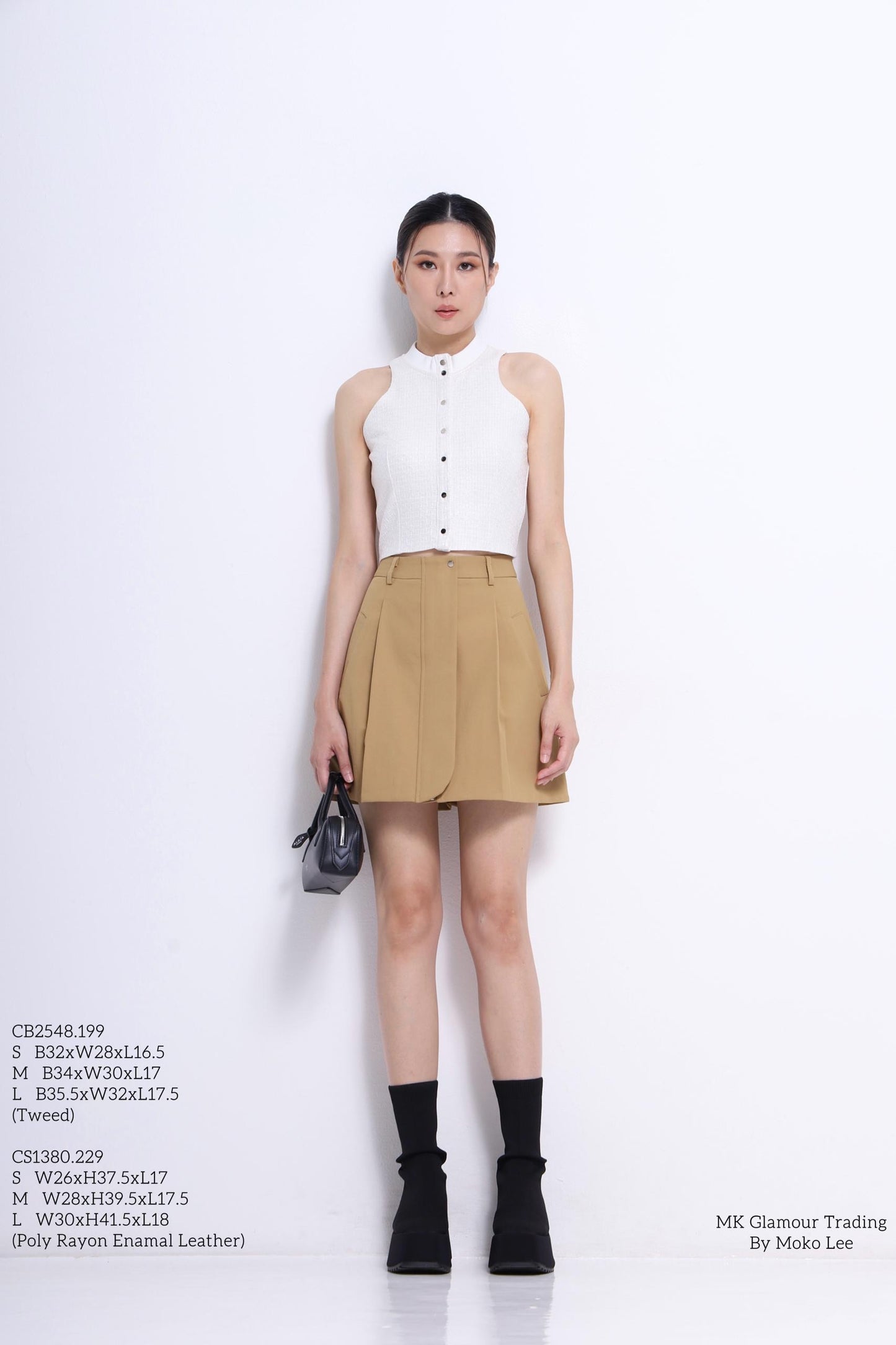 Renee A-line Overlap Skirt