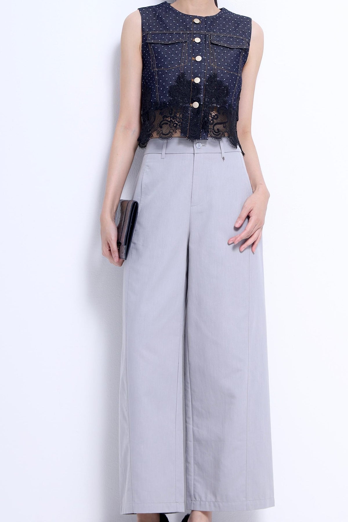 Sonya Straight Legged Tailored Pants