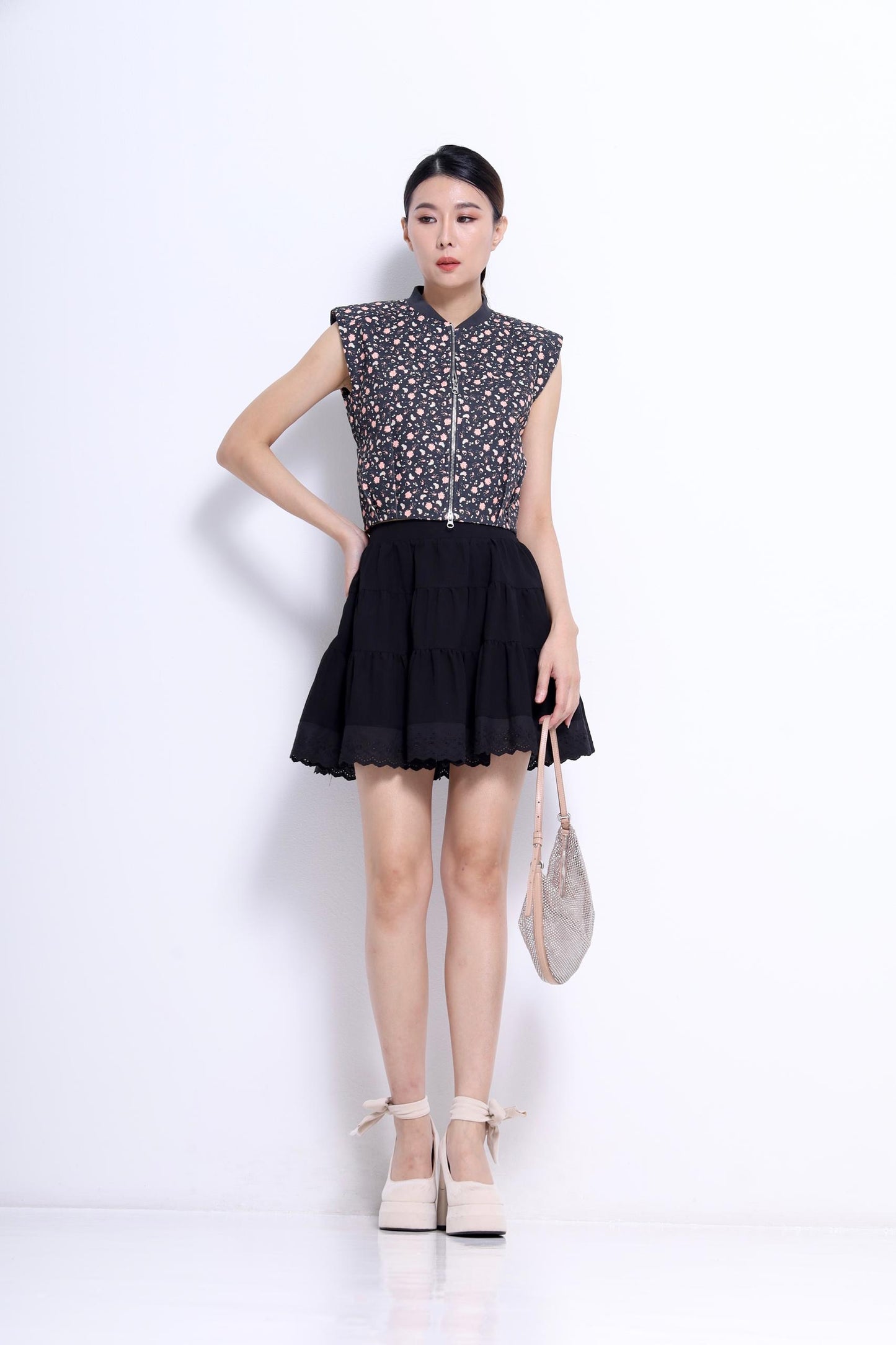Blossom Cropped Vest Top