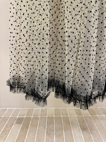 Faye Polka Dot Tulle Skirt